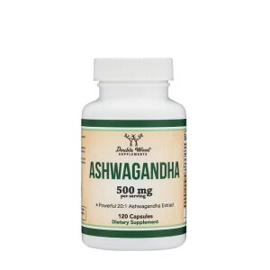 Double Wood - Ashwagandha-ravintolisä (120 kapselia) – Nuvalia
