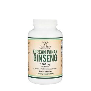 Double Wood -lisäravinteet: korealainen Panax-ginseng (240 kapselia) – Nuvalia
