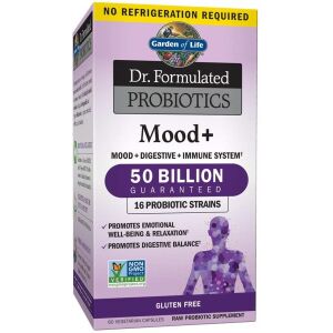 Dr. Formulated Probiotics Mood+ – 60 vcaps – Nuvalia