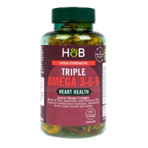 Erittäin tehokas Triple Omega 3-6-9 - 60 kapselia - Nuvalia