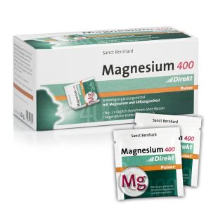 KRAUTERHAUS SANCT BERNHARD Magnesium 400 Direct Powder (60 pcs) - Nuvalia