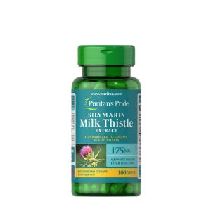 Puritan’s Pride -maitohamppu, standardoitu 175 mg (silymariini) (100 kapselia) – Nuvalia