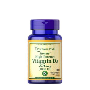 Puritan's Pride Vitamin D3 1000 IU (100 Softgels) - Nuvalia