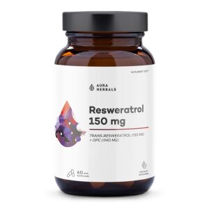 AURA HERBALS Resveratrol 150 mg (60 caps) - Nuvalia
