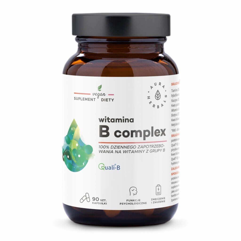 AURA HERBALS B-vitamiinikompleksi (90 kapselia) – Viking Supplements