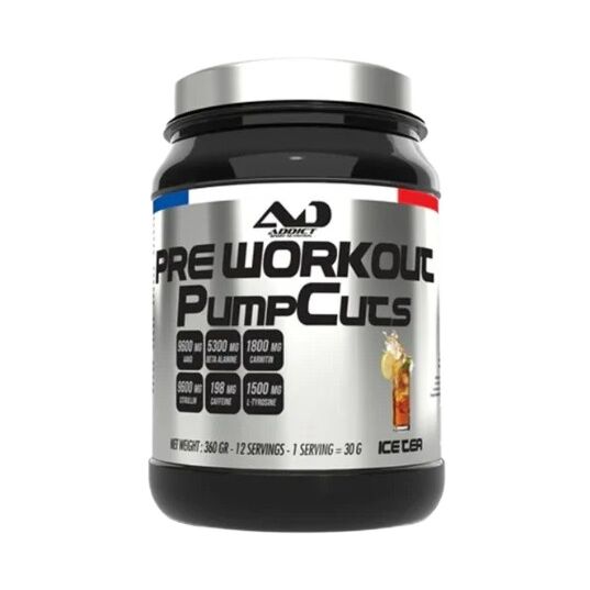 Addict Sport Nutrition Pre Workout Pump Cuts, iste 360 g