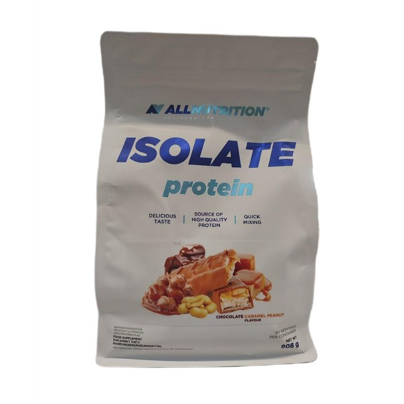 Allnutrition Isolatprotein, chokolade-karamel-jordnød 908 g