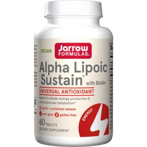 Alpha Lipoic Sustain ja biotiini – 120 tablettia – Viking Supplements