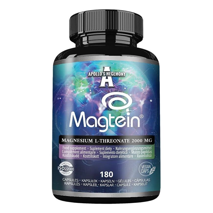 Apollo's Hegemony – Magtein-magnesium-L-treonaatti – 180 vcaps – Viking Supplements
