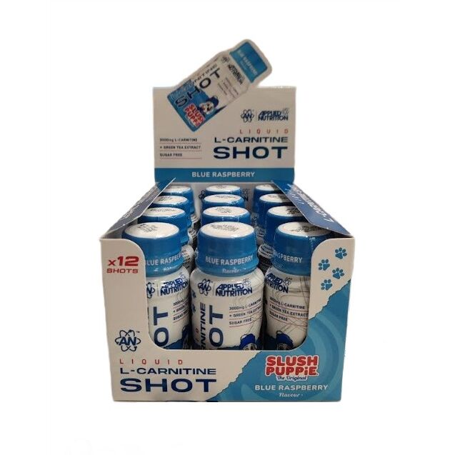 Applied Nutrition Flydende L-karnitin-shot, Slush Puppie Blue Raspberry 12 x 60 ml