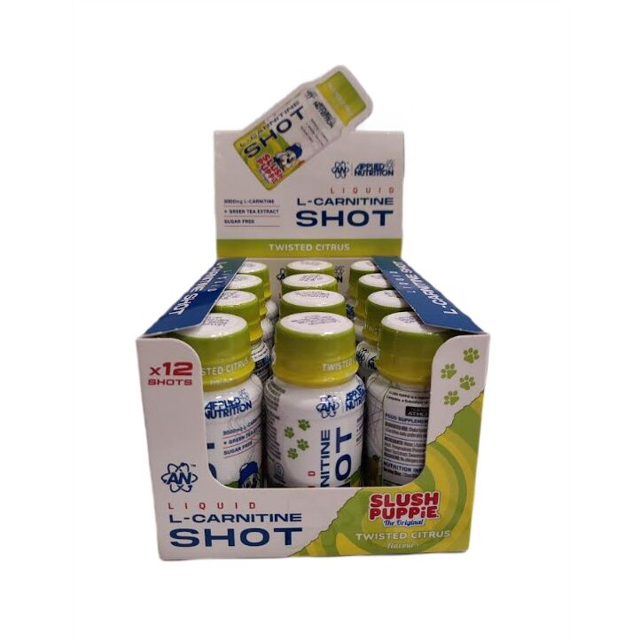 Applied Nutrition Flydende L-karnitin-shot, Slush Puppie Twisted Citrus 12 x 60 ml