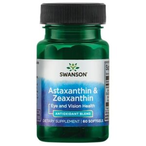Astaksantiini ja zeaksantiini – 60 pehmeää kapselia – Viking Supplements