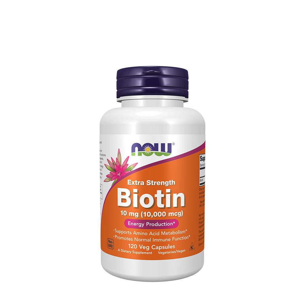 Biotin 10 mg (10.000 mcg) ekstra stærk Viking Supplements 120 vegetabilske kapsler