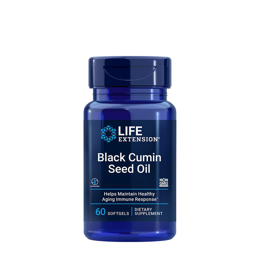 Mustakuminan siemenöljy – 60 pehmeää kapselia – Viking Supplements