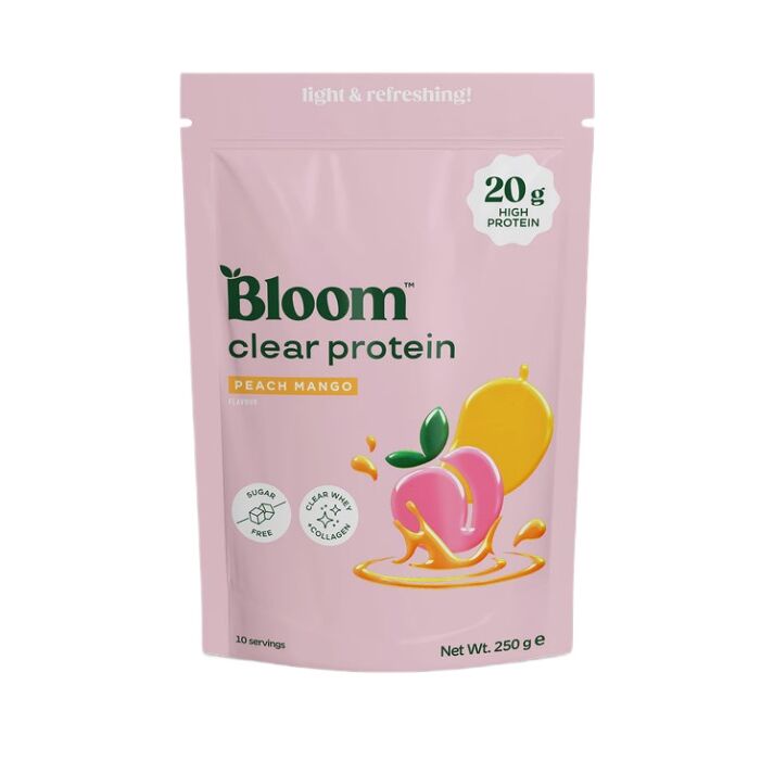 Bloom Clear Protein, fersken-mango 250 g billede