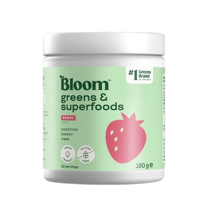 Bloom Greens & Superfoods, Berry 180g billede