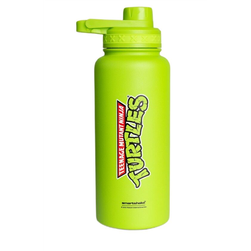 SmartShake - Bohtal isoleret sportsflaske TMNT, klassisk logo grøn + 960 ml