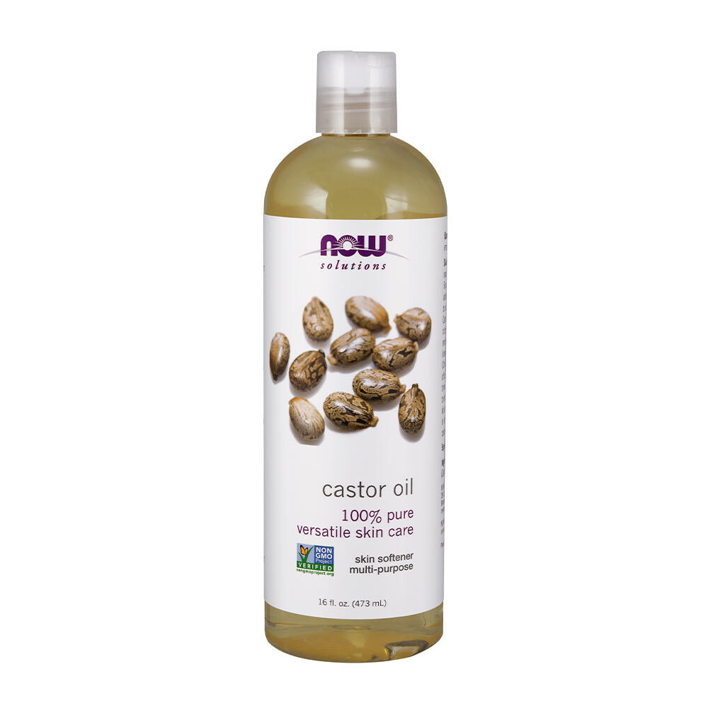NOW Foods - Castor Oil, 100% Pure - 473 ml.