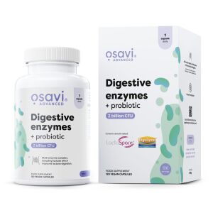 Ruoansulatusentsyymit + probiootti – 120 vegaanista kapselia – Viking Supplements