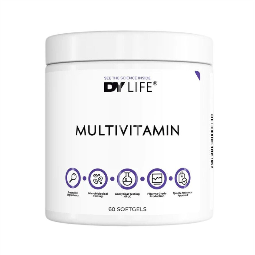 Dorian Yates – DY LIFE -monivitamiini – 60 pehmeää kapselia – Viking Supplements