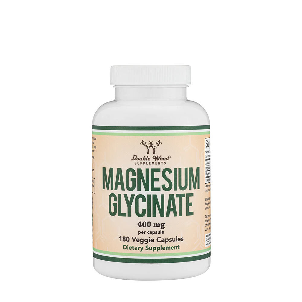 Double Wood -lisäravinteet: magnesiumglysinaatti (180 kapselia) – Viking Supplements