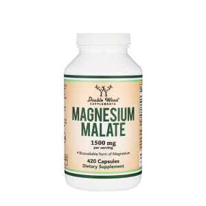 Double Wood -lisäravinteet: magnesiummalaatti (420 kapselia) – Viking Supplements