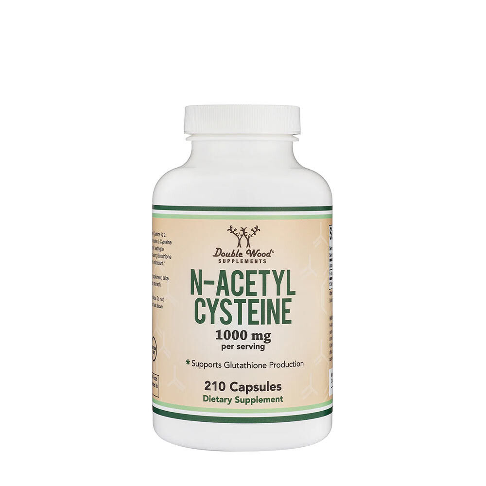 Double Wood -ravintolisä: N-asetyylikysteiini (NAC) (210 kapselia) – Viking Supplements
