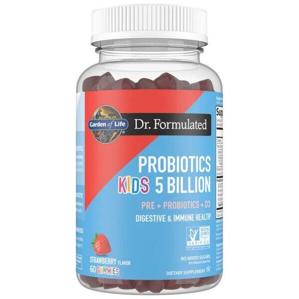 Dr. Formulated -probiootit lapsille, 5 miljardia, purukumit