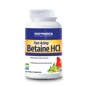 Enzymedica Betaine HCI 600 mg 60 kapselia - Viking Supplements