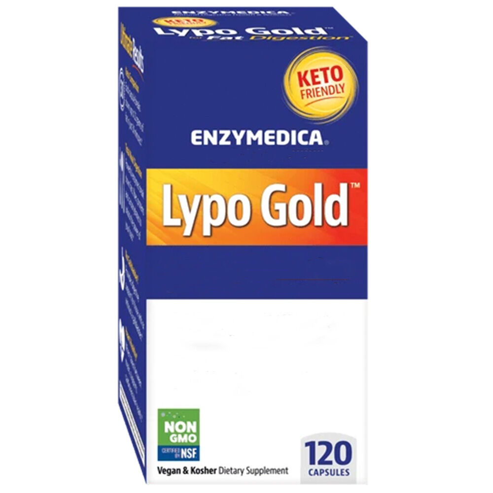 Enzymedica Lypo Gold 120 kapselia - Viking Supplements