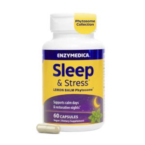Enzymedica – Sleep & Stress -sitruunamelissa-fytosomi – 60 vcaps – Viking Supplements