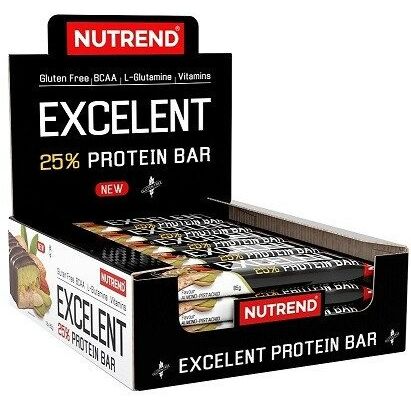 Excelent 25% Protein Bar Double, Lemon & Curd & Raspberry with Cranberry 18 x 85g