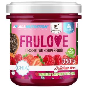 Frulove-jälkiruoka, jossa on superruokaa