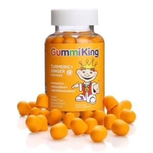 GUMMIKING Kurkuma + inkivääri lapsille (60 purukumia) - Viking Supplements