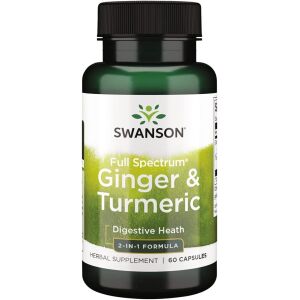 Inkivääri ja kurkuma – 60 kapselia – Viking Supplements