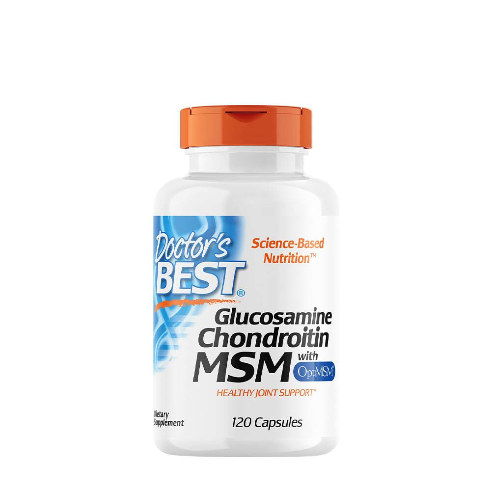 Glukosamiini, kondroitiini ja MSM, sisältää OptiMSM:ää – 120 kapselia – Viking Supplements