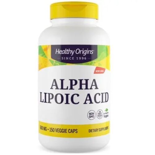 HEALTHY ORIGINS Alfa-lipoiinihappo 600 mg (150 kapselia) - Viking Supplements