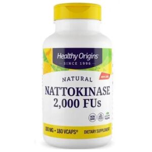 HEALTHY ORIGINS Natural Nattokinase 2000FUs (180 caps) - Nuvalia