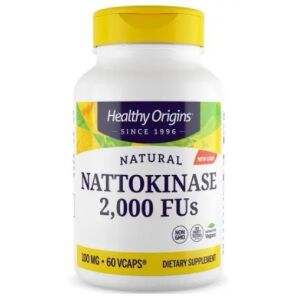 HEALTHY ORIGINS Natural Nattokinase 2000FUs (60 caps) - Viking Supplements