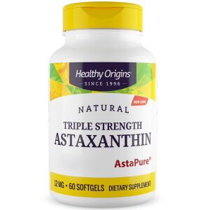 Healthy Origins Astaxanthin Depot 12mg 60 soft capsules - Nuvalia