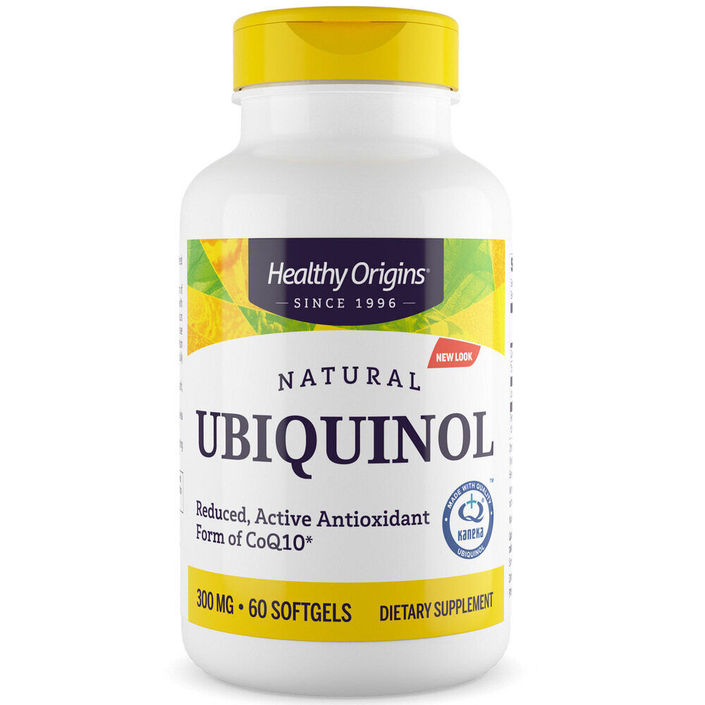 Healthy Origins - Naturlig Ubiquinol 300 mg, 60 softgels
