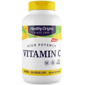 Healthy Origins C-vitamiini 1 000 mg, 360 kapselia – Viking Supplements