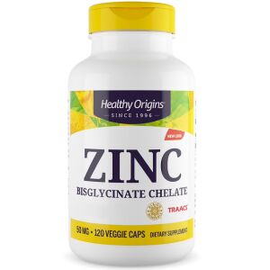 Healthy Origins Zinc Depot 50 mg, 120 kasviskapselia – Viking Supplements