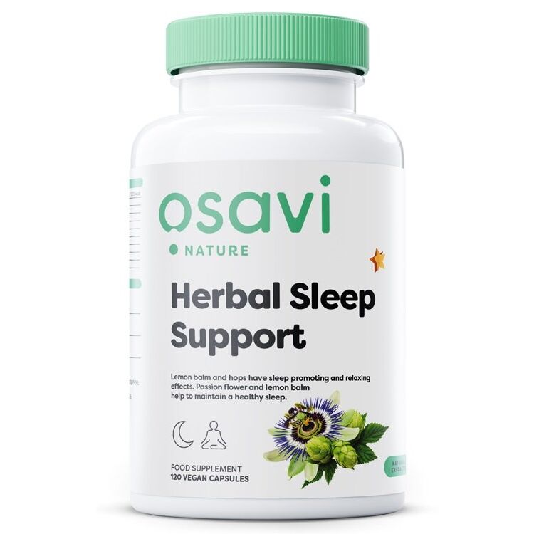 Naturlægemiddel til bedre søvn (uden melatonin) 120 veganske kapsler