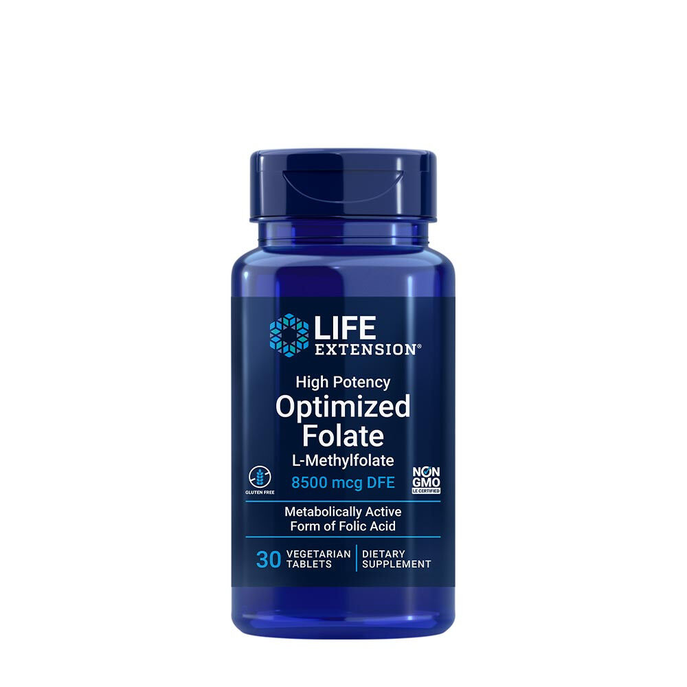 Life Extension - High Potency Optimized Folate - 30 vegetarian tabs