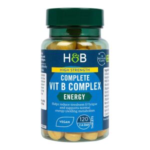 Erittäin tehokas täydellinen B-vitamiinikompleksi – 120 tablettia – Viking Supplements