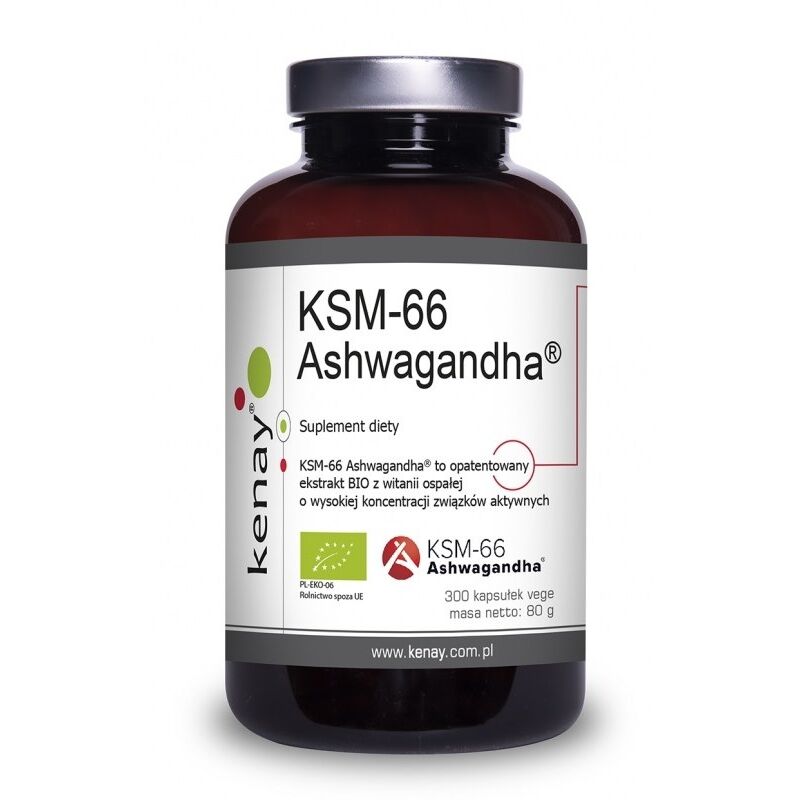 KENAY Luomu-ashwagandha KSM-66 (300 kapselia) – Viking Supplements