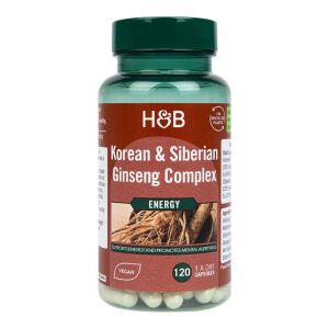 Korealainen ja siperialainen ginseng-yhdistelmä – 120 vcaps – Viking Supplements