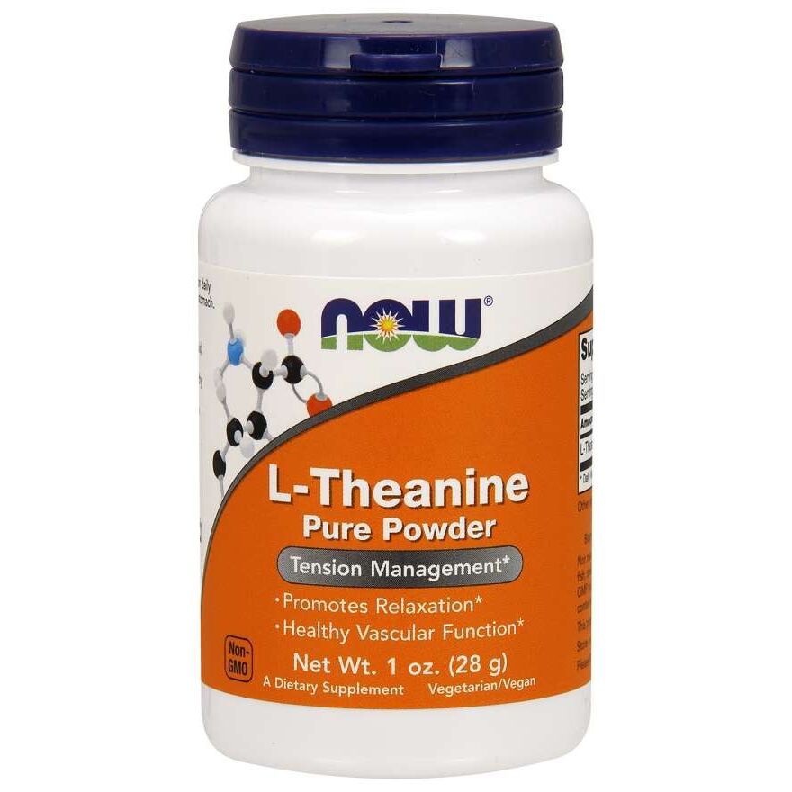 NOW Foods - L-Theanin Rent Pulver 28g