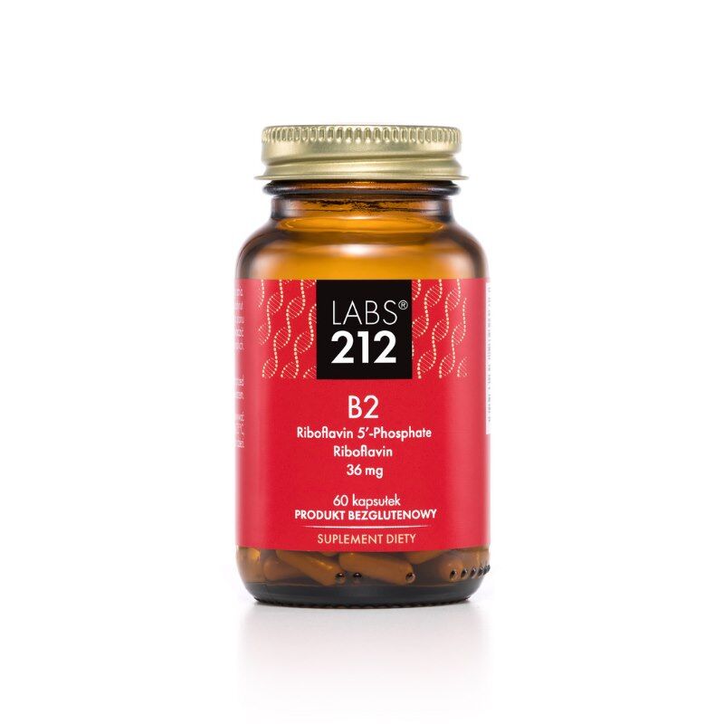 LABS212 B2-vitamiini, riboflaviini-5'-fosfaatti + riboflaviini (60 kapselia) – Viking Supplements